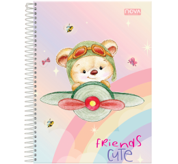 CAD.UNIV.C.D.10X1 160FLS FRIENDS CUTE 1341-6 C/4